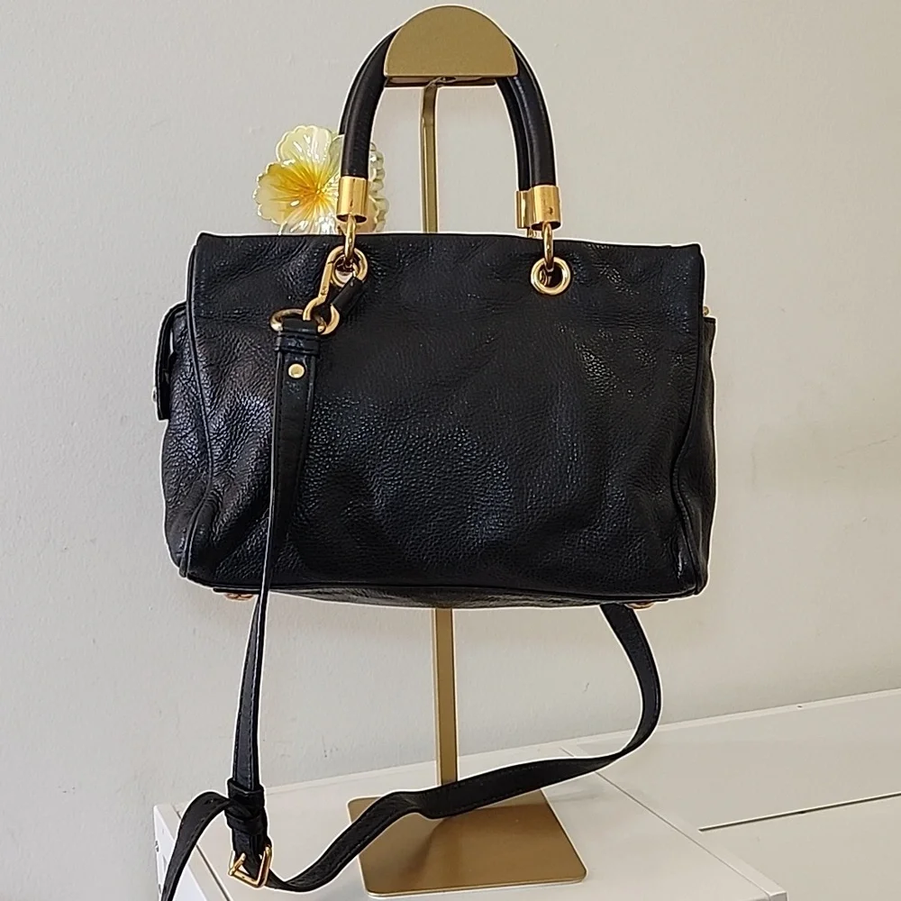 Marc Jacobs Y2K Bag Too Hot to Handle Leather Satchel Black  Bag